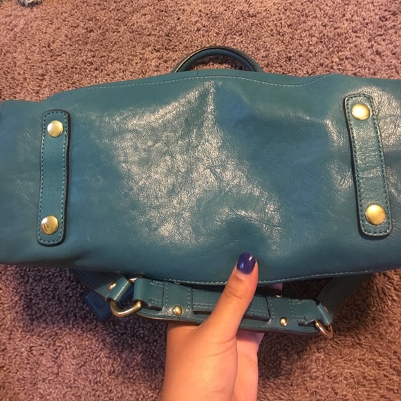 AUTHENTIC COACH SHOULDER STRAP BLUE PURSE👜 - Picture 5 of 8